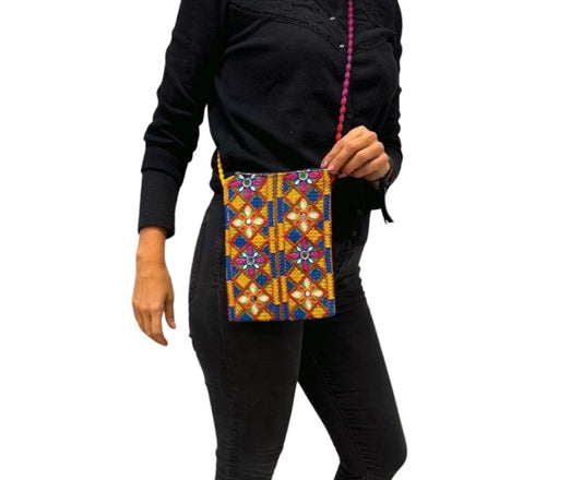 Bolso bohemio pequeño de colores