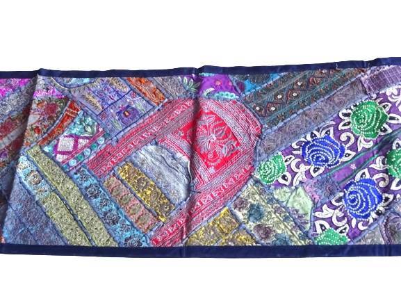 Tapiz étnico camino de patchwork