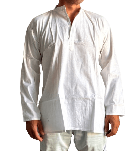 Camisa étnica india unisex de algodón