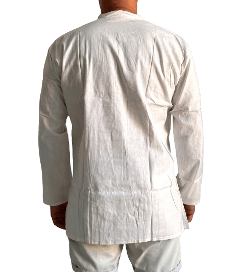 Camisa étnica india unisex de algodón