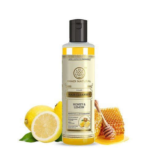 Champú ayurveda KHADI natural de miel y limón