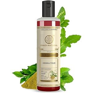 Champú ayurveda KHADI natural de henna y tulsi