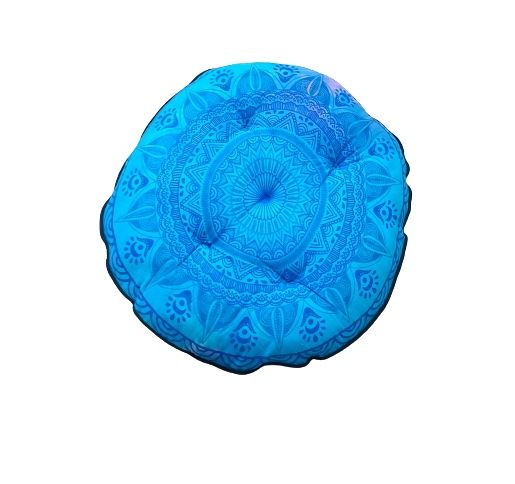 Cojín de meditación étnico indio mandala