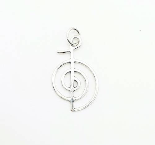 Colgante de plata cho ku rei Reiki