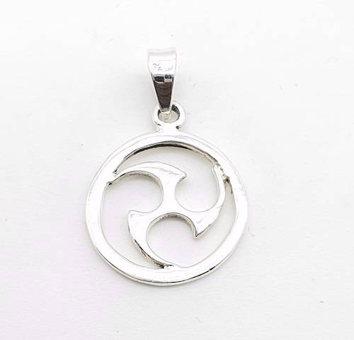 Colgante trisquel de plata