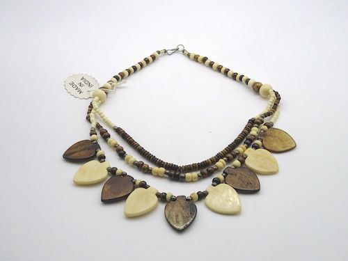 Collar de Bisutería india étnico con picas