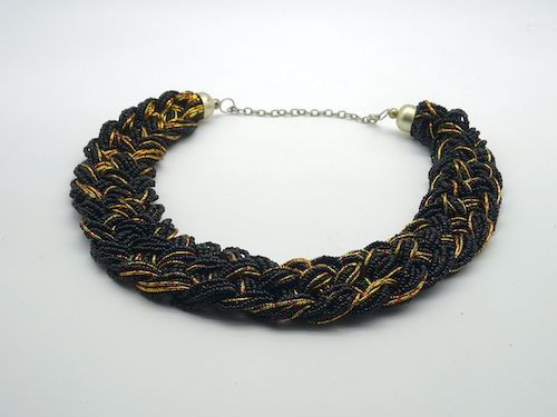 Collar de Bisutería india trenzado