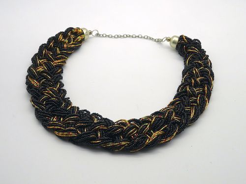 Collar de Bisutería india trenzado