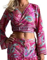 Blusa de seda india