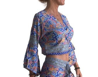 Blusa de seda india B41