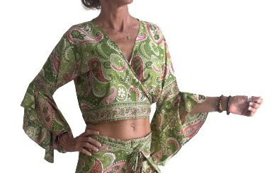 Blusa de seda india B44