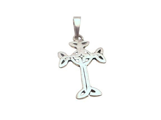 Colgante de plata cruz trinidad