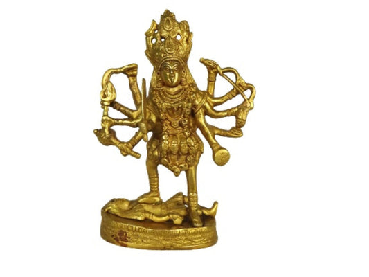 Estatua de bronce india de la Diosa Kali