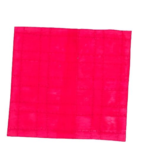 Funda de cojín étnico indio patchwork FUCSIA
