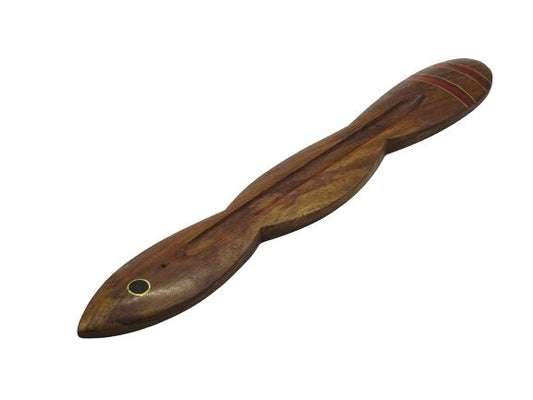 Incensario de madera indio ovalado