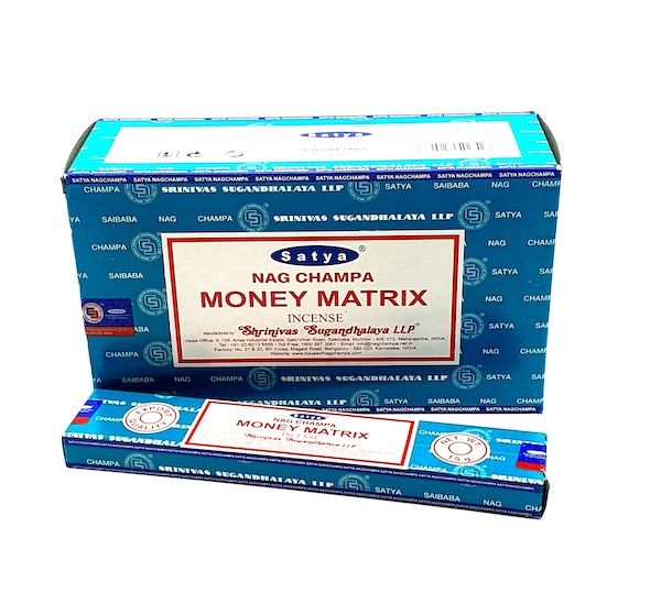 Incienso natural Indio Satya Money Matrix