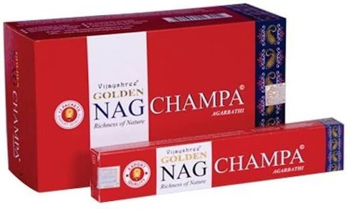 Incienso natural indio Golden Nag Champa Vijayshree