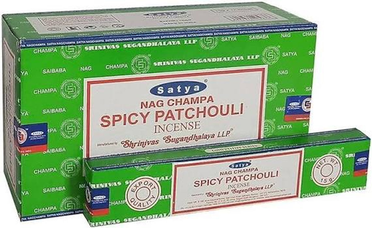 Incienso natural indio Satya Spicy Patchouli