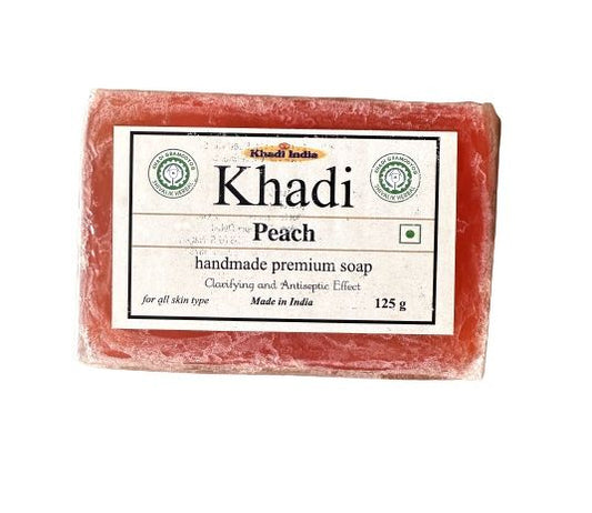 Jabón MELOCOTÓN aceite esencial KHADI NATURAL