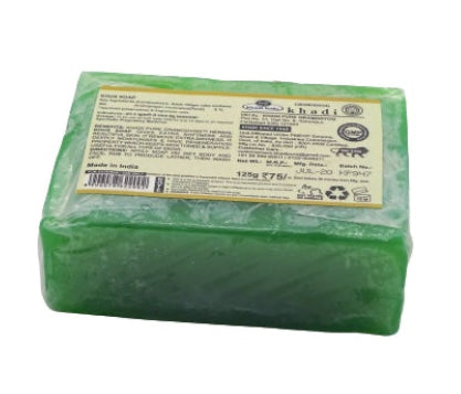 Jabón VERTIVER aceite esencial KHADI NATURAL