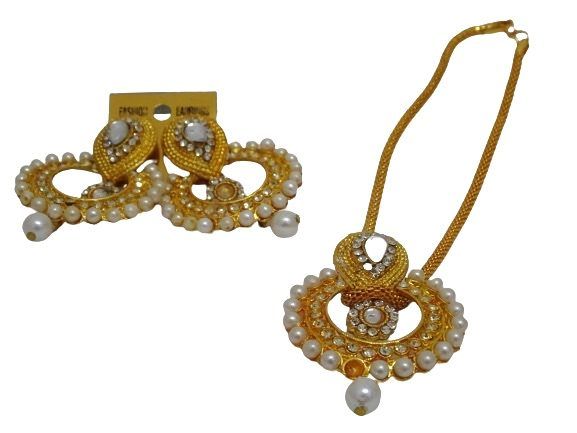 Conjunto de bisutería Bollywood de dos piezas