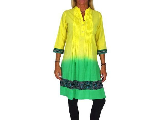 Camisola étnica (kurti) de algodón