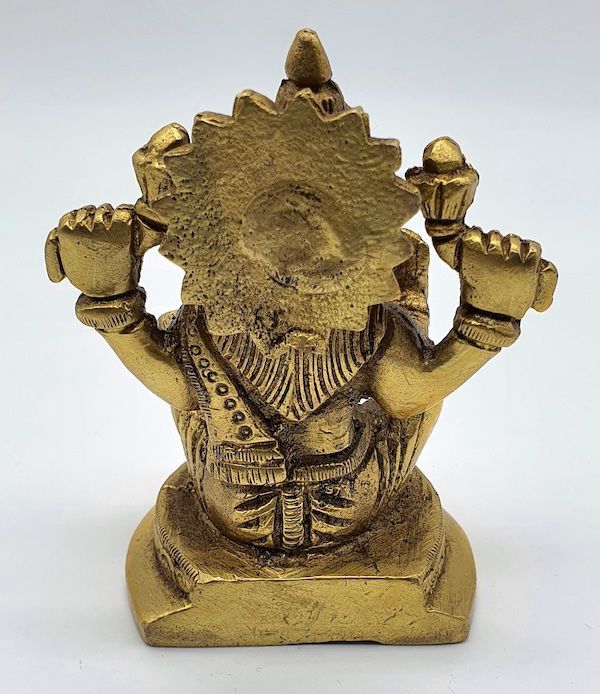 Estatua de bronce india de la Diosa Lakshmi