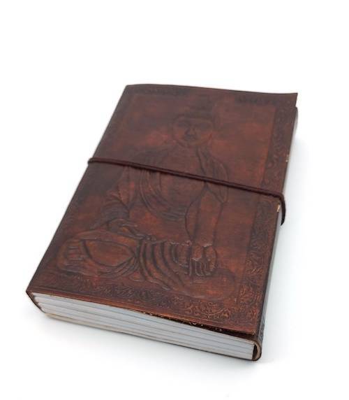 Libreta 100% ecológica India de piel Budha