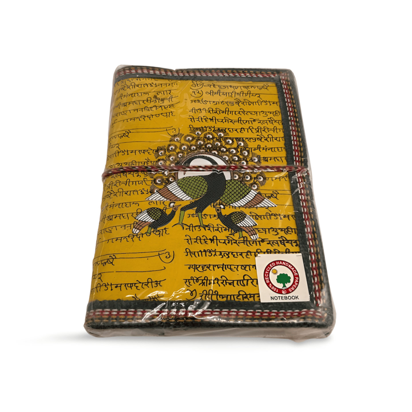 Libreta 100% ecológica India con Pavo Real