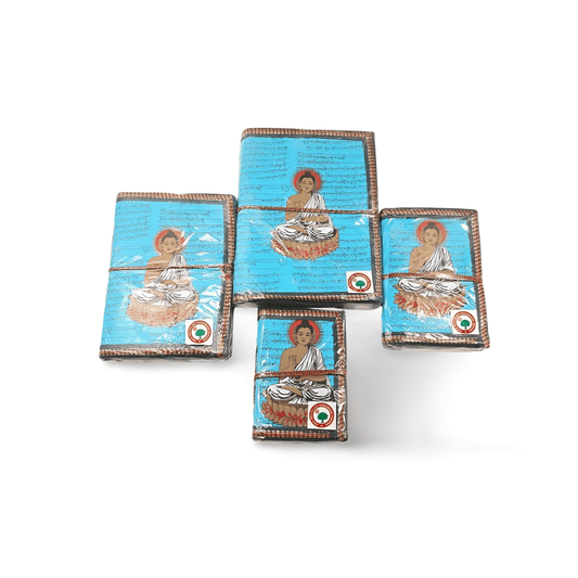 Libreta 100% ecológica de India con Budha