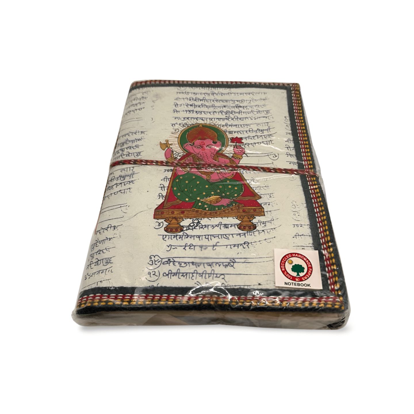 Libreta 100% ecológica de India con Ganesh