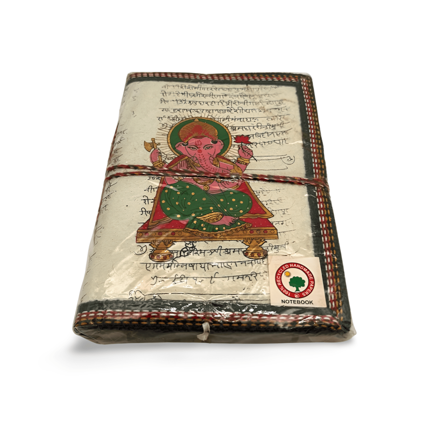 Libreta 100% ecológica de India con Ganesh
