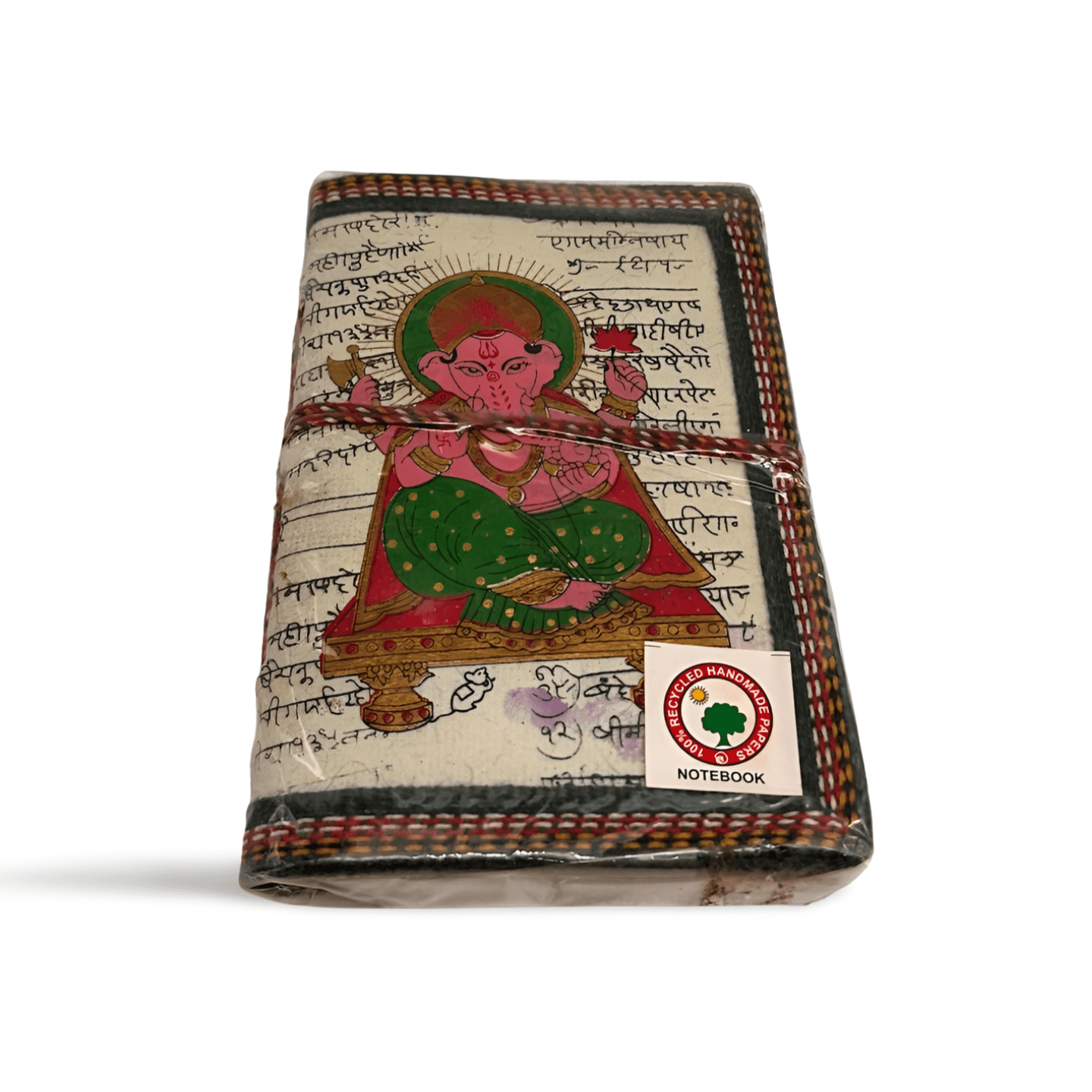 Libreta 100% ecológica de India con Ganesh