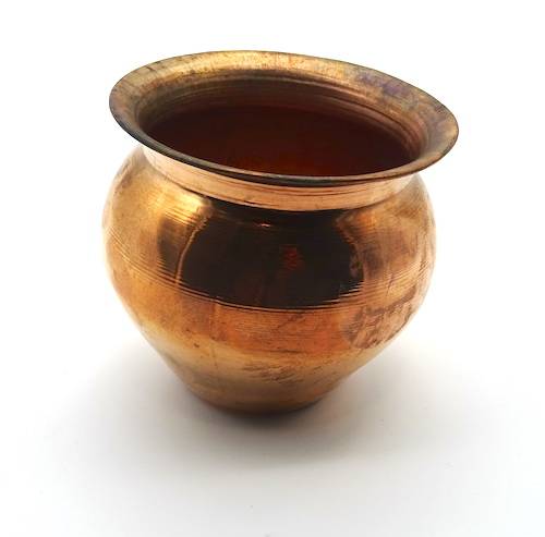 Lota ayurvédica de cobre