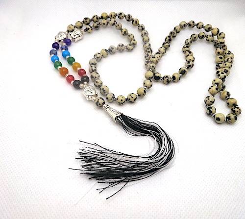 Japa Mala indio de minerales de JASPE DÁLMATA