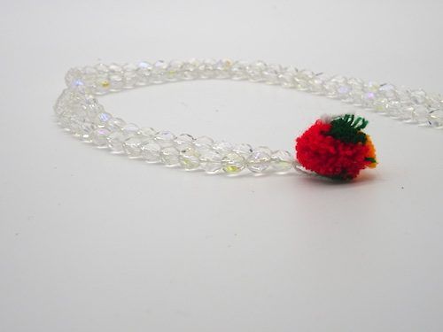 Mala de cuarzo blanco