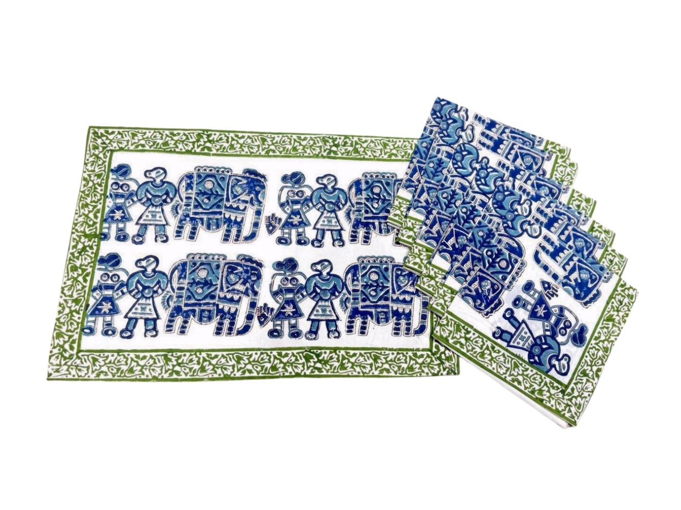 Mantel Individual de algodón estampado