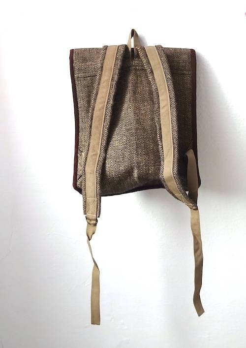 Mochila de cañamo ecológico color marrón