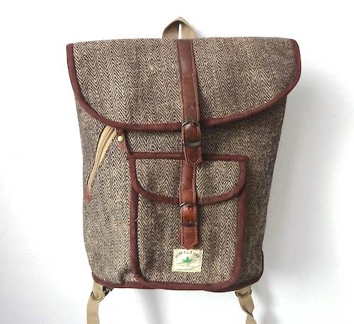 Mochila de cañamo ecológico color marrón