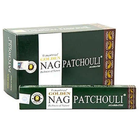 Incienso Natural Indio Golden Nag Patchouli
