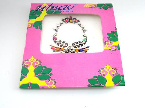 Bindis de la india de ombligo multicolor