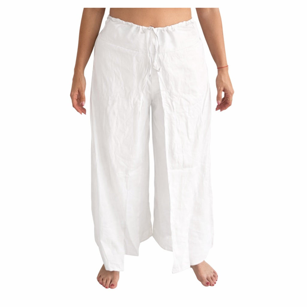 Pantalón superpuesto indio de algodón