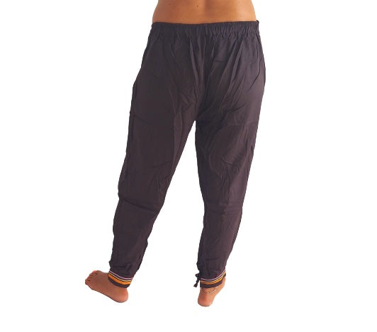 Pantalón bombacho indio con bolsillo con cremallera