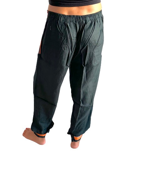 Pantalón bombacho indio con bolsillo con cremallera