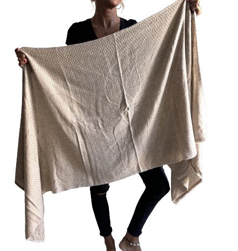 Pashmina india de lana 100% cashmere-Modelo F