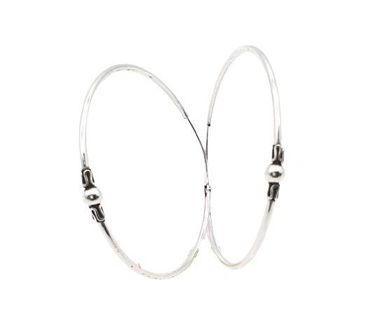 Pendientes Aro de Plata Sumatra