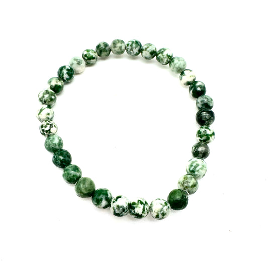 Pulsera elástica de minerales ÁGATA ÁRBOL
