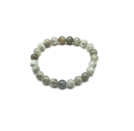 Pulsera elástica de minerales LABRADORITA