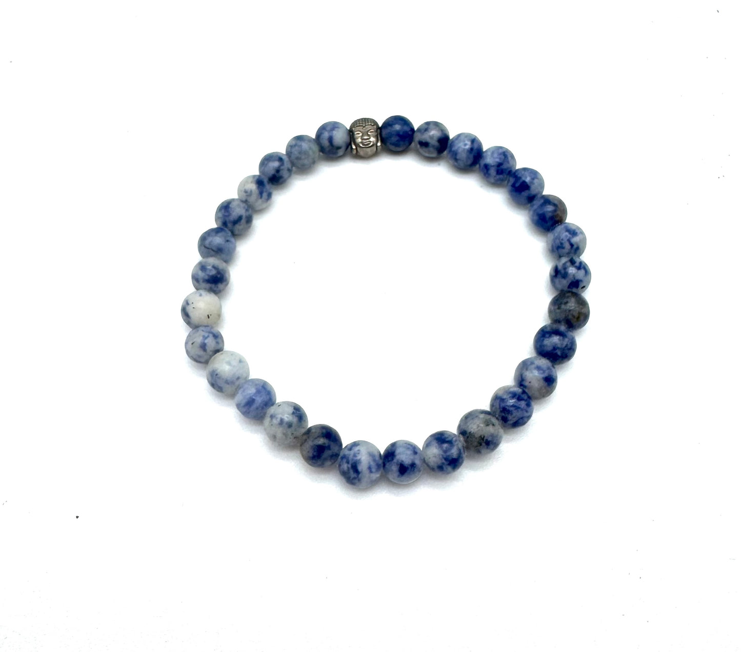 Pulsera elástica de minerales SODALITA