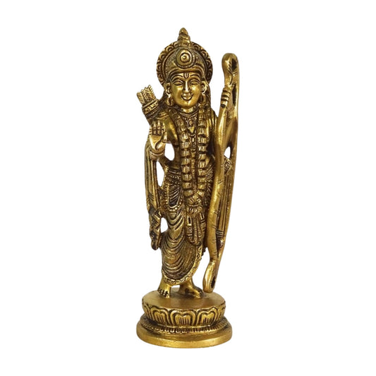 Figura de bronce del dios hindú Ram